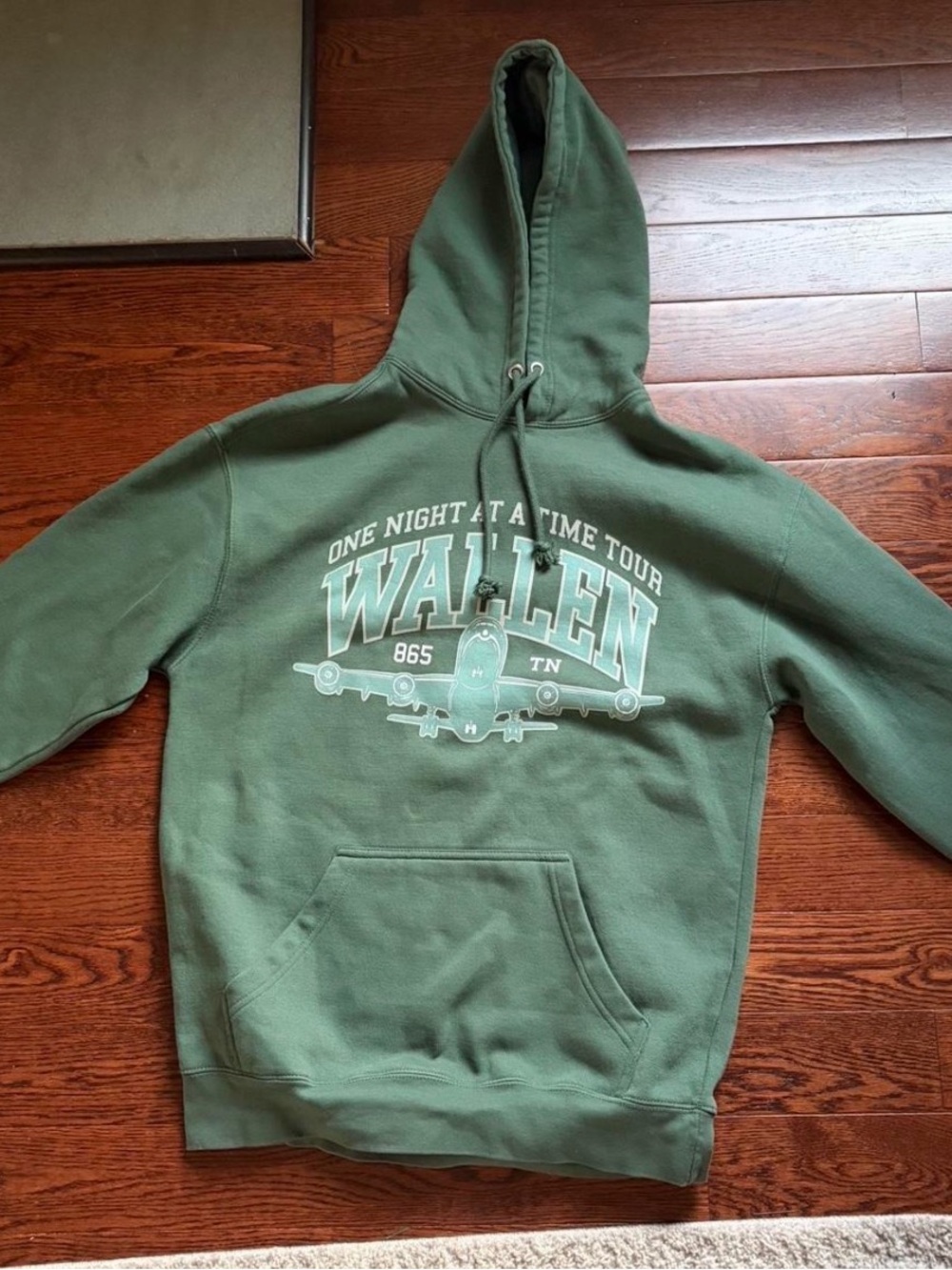 Morgan Wallen 'One Night at a Time Tour' Olive Green Hoodie